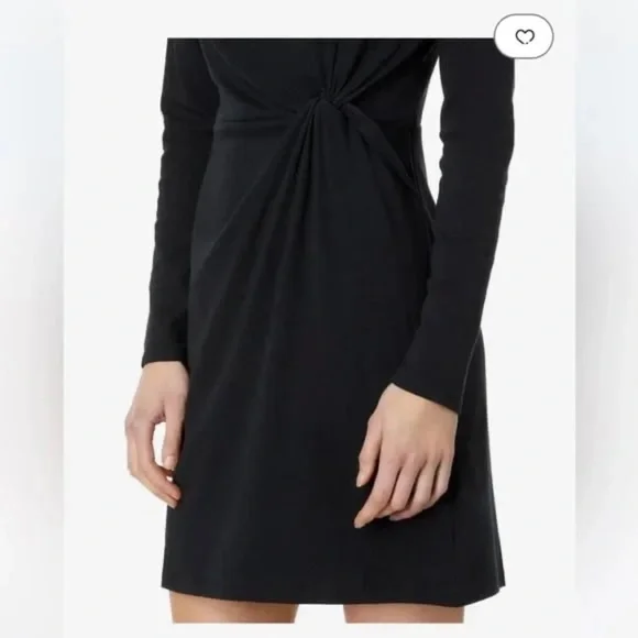 Lilly Pulitzer Lynn Twist Long Sleeve Black Dress - Picture 2 of 10